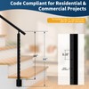 Gyykzz Side Mount Cable Railing Post 42" (Post Body 47.6"),