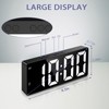 OQIMAX Digital Alarm Clock LED Display Alarm Clock Bedroom Electronic