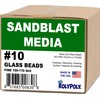 Sandblasting Media Glass Beads #10 (10 LBS) 100-170 Grit for