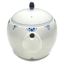 Arita Ware Teapot Teapot, Hand-Painted Kiln Sword Tip Small Flowers, Approx. 10.1 fl oz (300 ml)