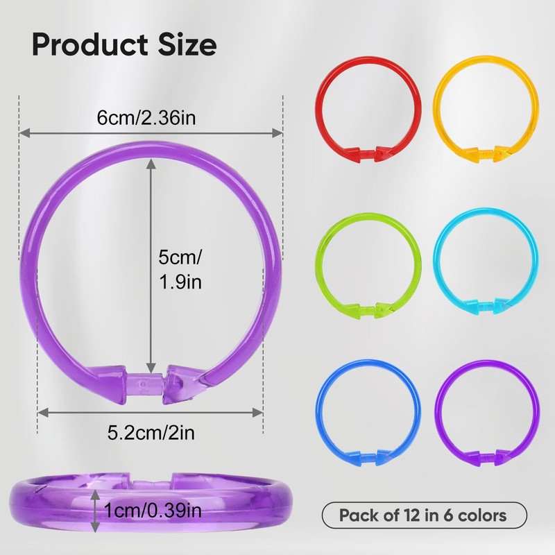 Premium Plastic Shower Curtain Rings Shower Curtain Hooks Gliding on