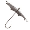 Umbrella Shaped Bird Trough Metal Hanging Bird Feeder Tray Metal