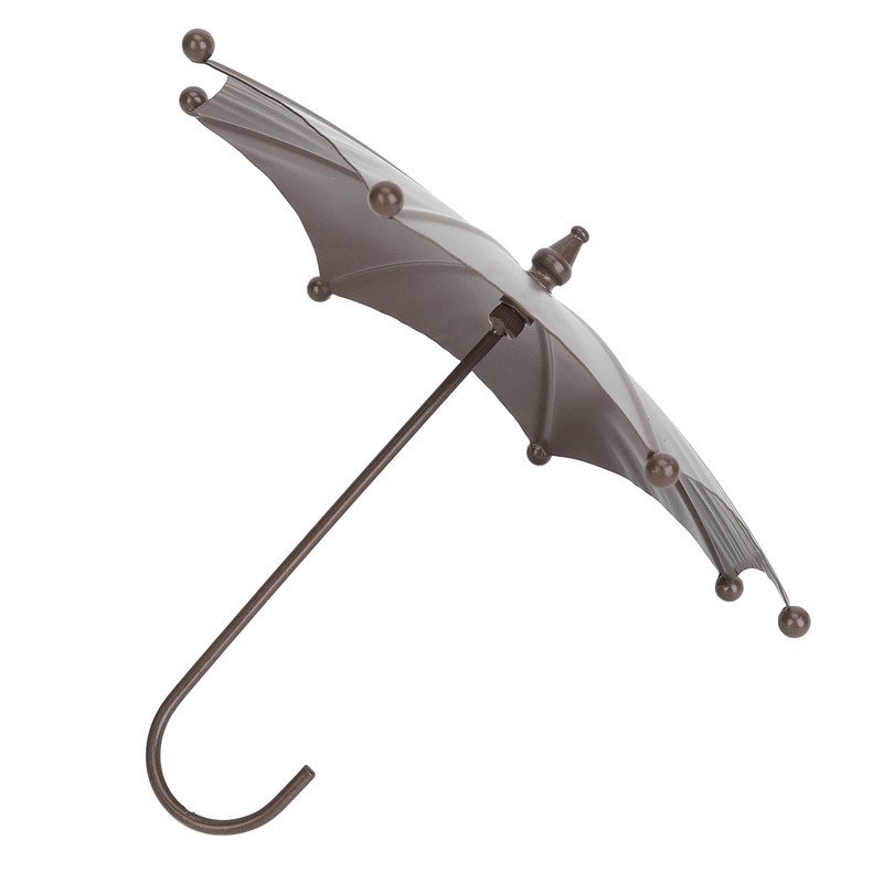 Umbrella Shaped Bird Trough Metal Hanging Bird Feeder Tray Metal