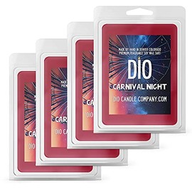 Carnival Night Wax Melts (4 Pack) Cotton Candy and Fireworks Scented Soy