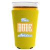The Dude Abides Pint Glass Coolie Yellow