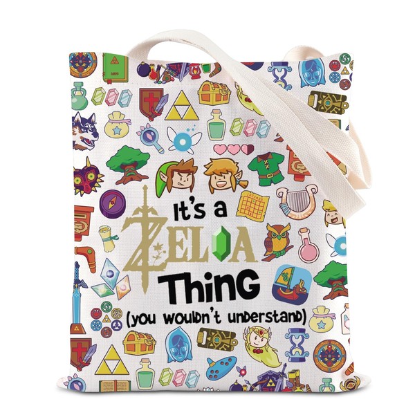 BAUNA Game Inspired Tote Bag Video Gaming Gift Mater Sword