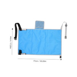 Kisangel Plane Footrest Hammock Portable Airplane Seat Extender for Comfortable Travel Bed for Breathable Lightweight Easy to Use for Long Journeys