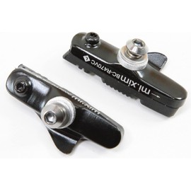 MI. XIM Lightweight Shimano/Slam Compatible for Road kyaripa-bure-ki Cartridge Type Brake Pads Brake Shoe Aluminum Housing, Black