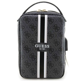 GUESS GUHBP4RPSK PU 4G Printed Stripes Travel Bag Black