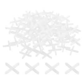 uxcell 1600Pcs Tile Spacers, 2mm 5/64" Cross Shape Wall Floor Tile Spacer Tiling Tools for Ceramic Tile Installation, White