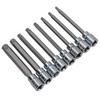 US Pro 1373 8pc 3/8''dr Star Bit Socket, Long Torx
