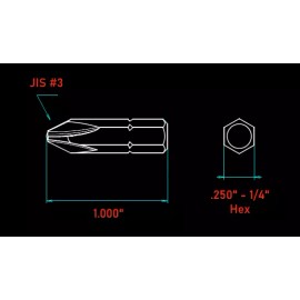 vessel 2 pcs Genuine Vessel JIS #3 Screwdriver Bit for Japanese Motorcycle Screws NEW
