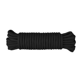 1/4 Inch x 32 Ft Heavy Duty Shock Cords Rubber Bungee Cord Rope Black Elastic Kayak Rope Camping Tie Down Cord Tent Pole Repairing Cord for Luggage Bikes