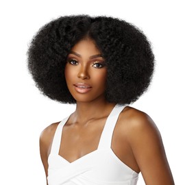 Sensationnel Dashly lace Front Wig - unit 42 lace afro curls hand tied ear to ear soft lace synthetic with baby hair 5 Inch Deep Part - Dashly lace Unit 42 (M51)