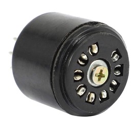 4x 9Pin Bakelite Vacuum Tube Socket Saver base For 12AX7 12AU7 ECC82 ECC83 amps, 4 Pcs