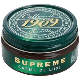 Collonil 1909 Supreme Creme Polish Protects & Revives Variety Of Colours Leather Shoes,Dark Brown,100 ml