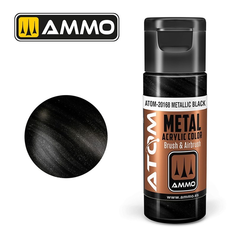 Atom Metallic Black