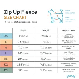 Gooby Zip Up Fleece Vest - Turquoise Wash, X-Small