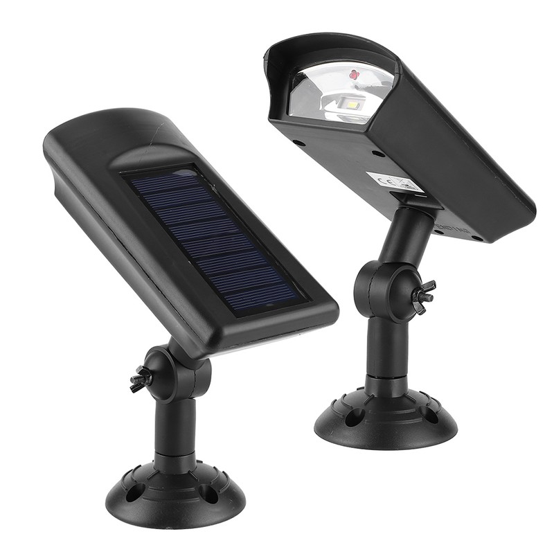 LED Solar Ground Insert Spotlights Waterproof Wall Lights Outdoor Landscaping