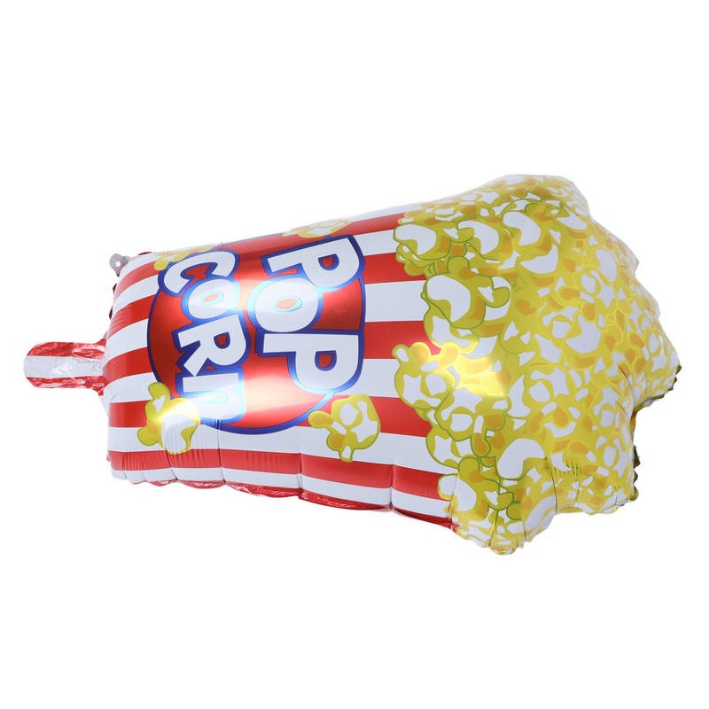 10pcs Popcorn Party Balloons Reusable Movie Theme Party Decoration Balloons