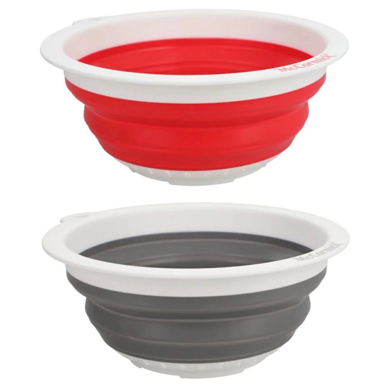 McCormick Top Rack Dishwasher Safe Kitchen Colander set of 2