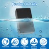 Pack of 6 Junction Boxes, Black, Housing Electronics, Plastic Housing,