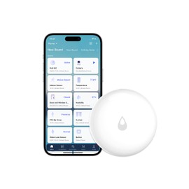 Aqara Aqara Wassermelder, Erfordert Aqara Hub, Wassersensor Drahtloser Flutdetektor fr Alarmanlage und Smart Home, Wassermelder-Alarm fr Kche, Badezimmer, Keller