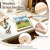 ktondic Needlepoint Stretcher Bar Set with 12PCS Wooden Stretcher Bars
