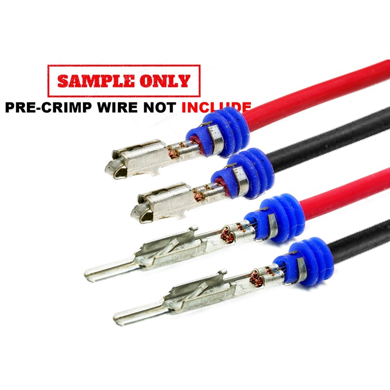 30Amp (4-PIN) Metri-Pack Waterproof Connector Terminals and Seals 10-12 AWG