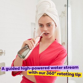 BURST Electric Water Flosser Replacement Tips (Perio/2 Pack) | for Fresh Breath & Healthy Gums | Plaque Removal Between Teeth, Braces & Dental Work