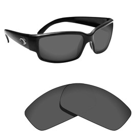Alphax Black Chrome Polarized Replacement Lenses for Costa Del Mar Caballito