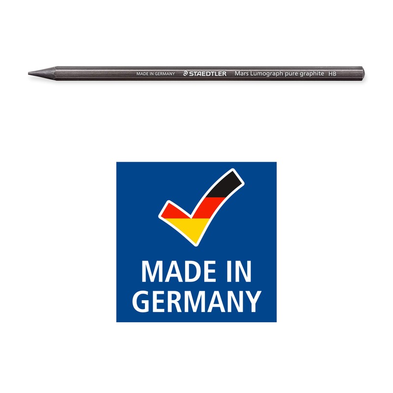 Staedtler Hexagonal Pencils, High Quality Made in Germany, Black