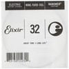 Elixir® String Electric Guitar Single String with Nanoweb® Coating (.032)