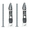 2 Pack 3/16" x 3" Driller Toggles, with Bolt