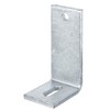 Adjustable Bracket with Slot for Fixing in Concrete Galvanized 80