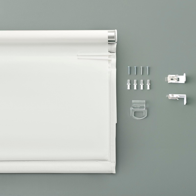 Sun Zero Denna Black Ribbon Border 100% Total Blackout Cordless