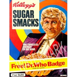 Sugar Smacks Vintage Cereal Box Dr Who High Quality Metal Fridge Magnet 3x4 7628