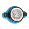 Aluminum Alloy Radiator Cap with Temperature Gauge Pressure Adjustment Leakproof