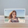 PATIKIL 40x60x6mm Acrylic Photo Frame Magnetic Photo Frame Display Double