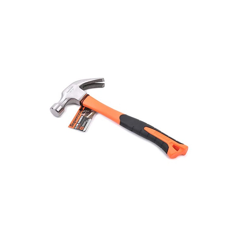 Supercraft 20 Oz Claw Handle Hammer, Brown