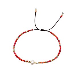 Miyuki Reis Perlen Armband Selber Machen Surfer Armband für Frauen und Mädchen, Freundschaft Bracelet Gute Reise Geschenk Talisman Wachsenden Wunsch Bringen Sicherheit Wohlstand Guard Ihre Liebe 7