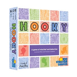 Hooky - Rio Grande Games, Friends of Aseema, A Game of Mischief & Deduction, 3-5 Players, 30-60 Min, Ages 14+