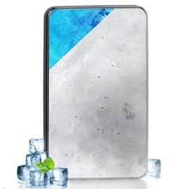 Powerful Ice Packs, Incredible Cold Power, 1 Piece, Small, 5.0 x 3.0 x 0.6 inches (127 x 76 x 16 mm), Freezes Twice Fast & Keeps Cold Longer, Stainless Steel, Compact, Long Lasting, Can Be Used