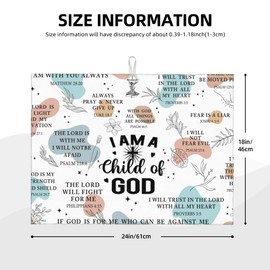 Christian Dish Drying Mat for Kitchen Counter 18"x24", Bible Verse Godmather Dishes Pad Dish Drainer Rack Mats Washable Absorbent Fast Dry, Happy Easter Kitchen Decor