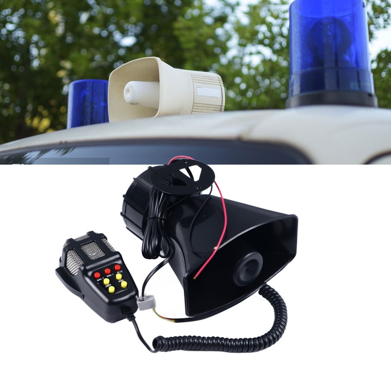 12V Car Seven Tone Alarm Horn Loud Volume Clear Sound