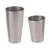 304 Stainless Steel Cocktail Shaker 2 Section Bartending Mixer Bar
