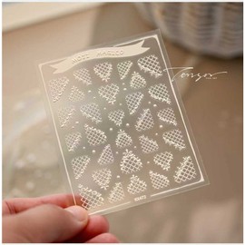 Tensor Sticker No. 73 (lace), 1 set, 1 sheet / 텐서스티커 73번(레이스), 1세트, 1매