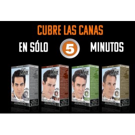 Tinte En Gel Loquay Para Hombre Castaño Oscuro Barba Bigote