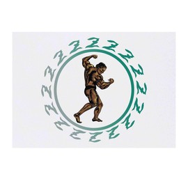 'Muscle Man' Temporary Tattoo - Water Resistant, Skin-Safe, Non-Toxic Transfer (TO00069603)