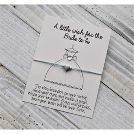 Bride to be Wish bracelet wedding bride gift wish bracelet cord wish bracelet